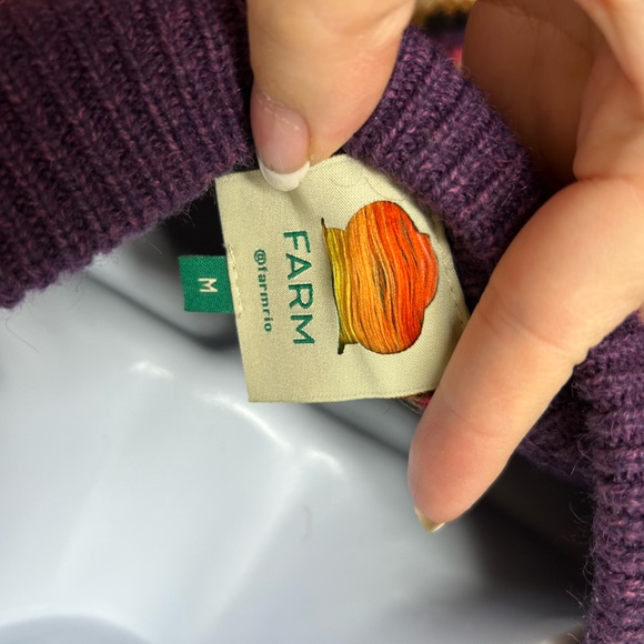 Farm Rio Colorful Geometric Sweater - Picture 4 of 4